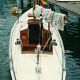 Lacustre 43 "Mary-Gwyneth" — 1993 Mise à l'eau avant restauration.
