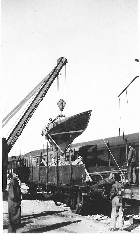 Arrivée en gare de Genève  en 1934 